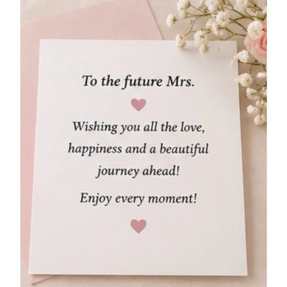 Bride Gift Box | Future Mrs Luxury Keepsake Set, Bridal Shower Essentials